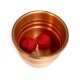 Chop Cup Balls (Red) by Stan Airey - Set of 2 (one magnetic and one non-magnetic)